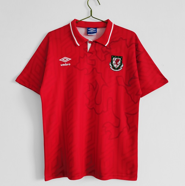AAA Quality Wales 92/94 Home Soccer Jersey
